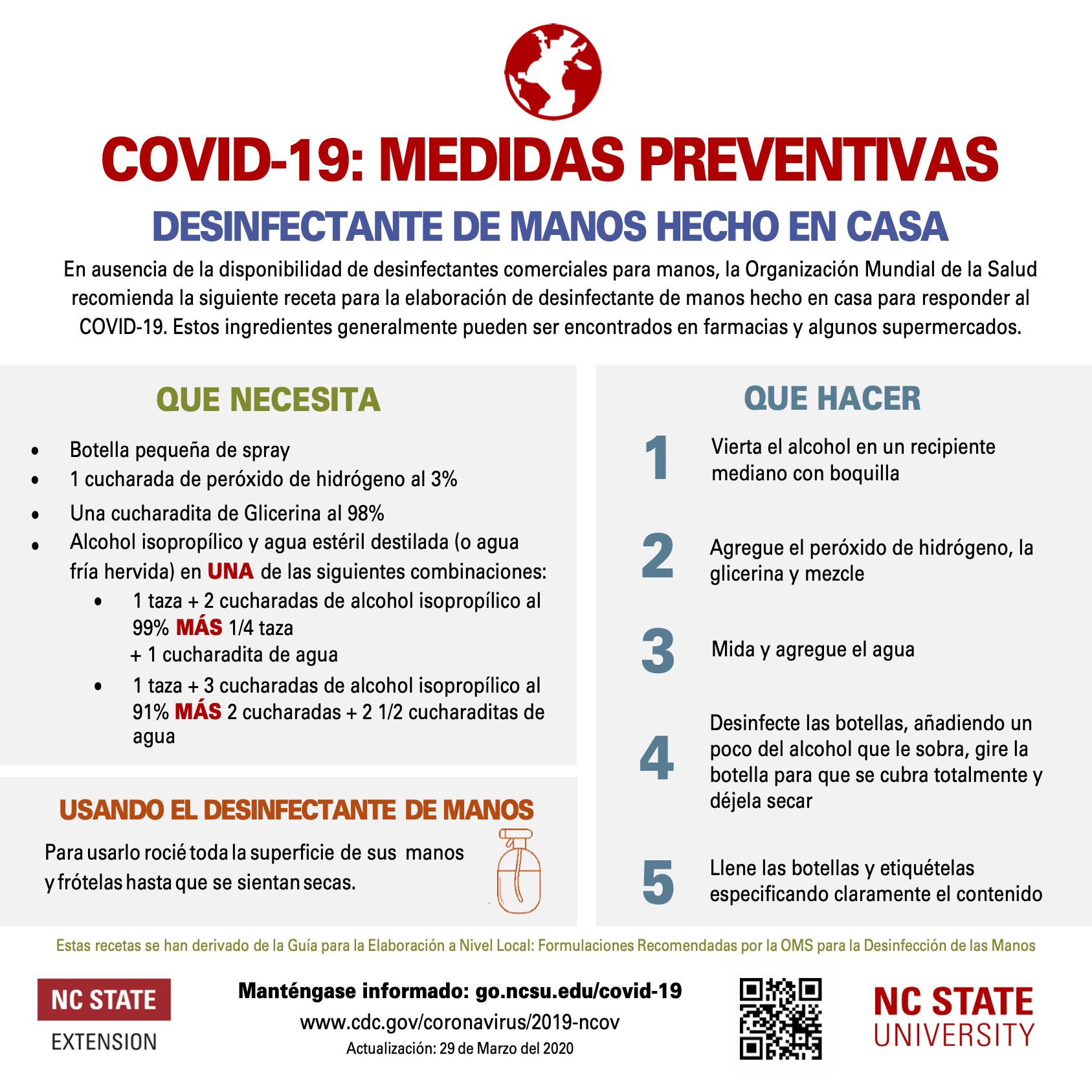 Covid 19 Food Safety Resources Nc State Extension